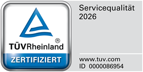 Kfz-Meisterbetrieb Schmidt ist von TÜV Rheinland zertifiziert Bild mit Zertifikat von TÜV-Rheinland